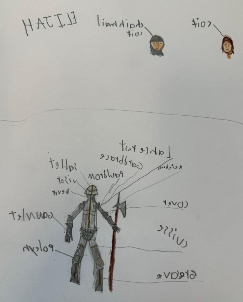伊利亚·乔伊特，八年级，“NCR资深游骑兵”，绘画